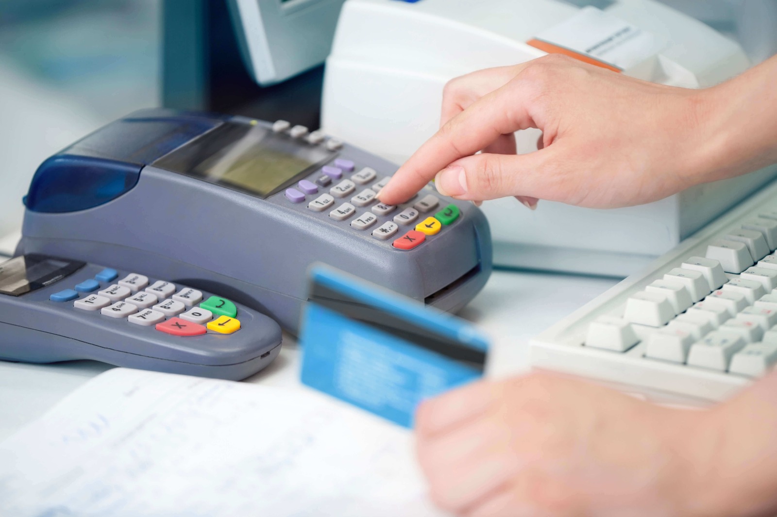 Credit card and bill payment terminal