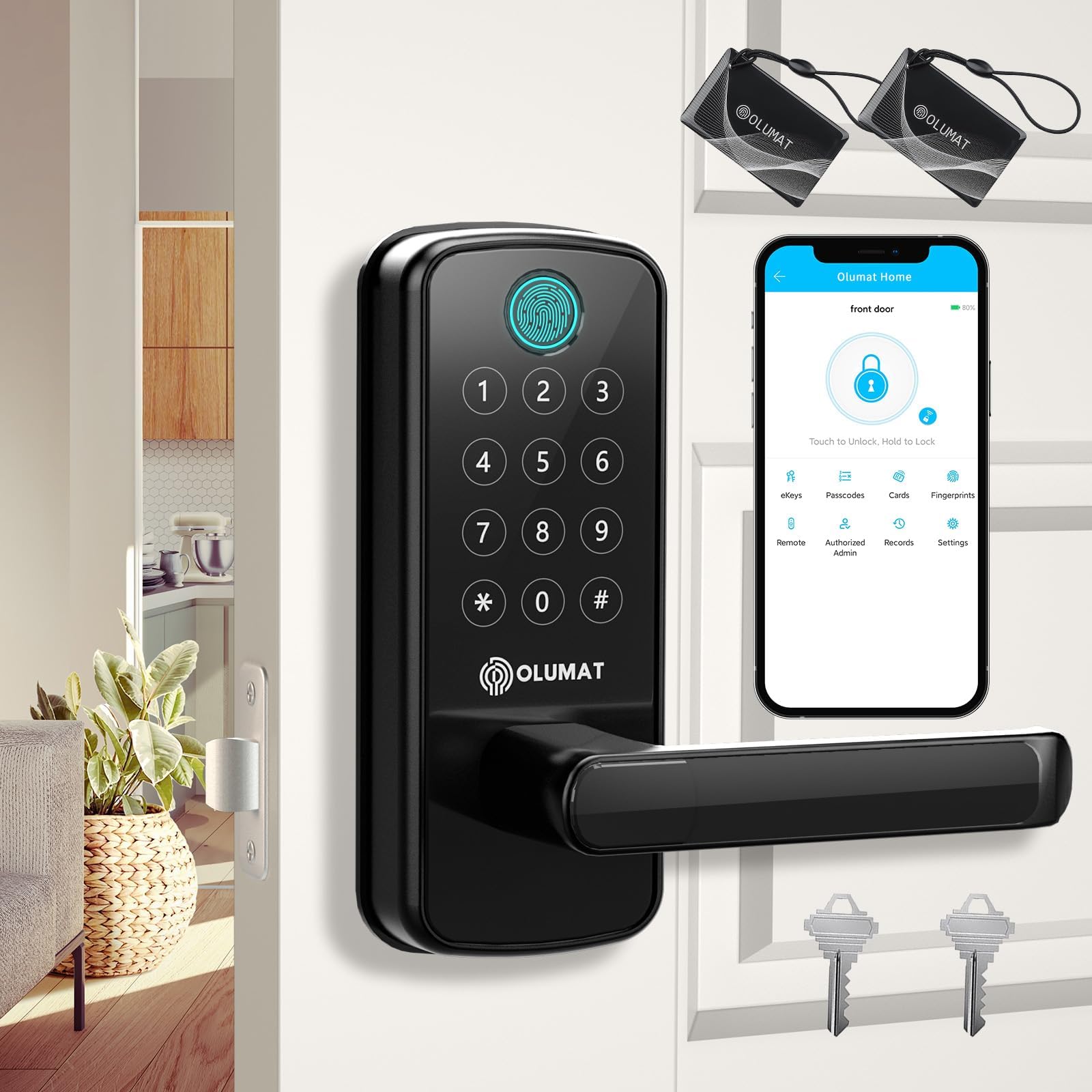 Digital smart door lock